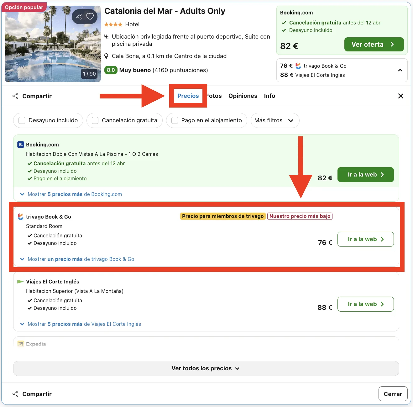 Mallorca: hotel 4* con desayuno por 38€