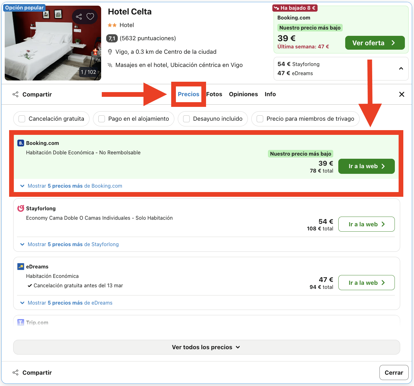 Fin de semana en Vigo: hotel céntrico por 19€