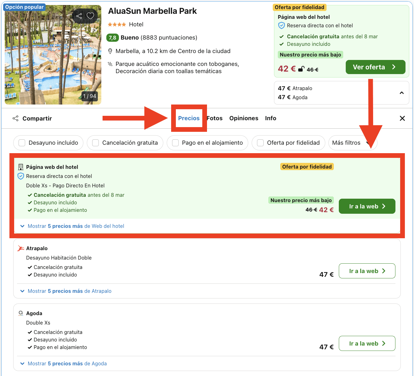 Marbella: resort 4* con parque acuático y desayuno por 21€