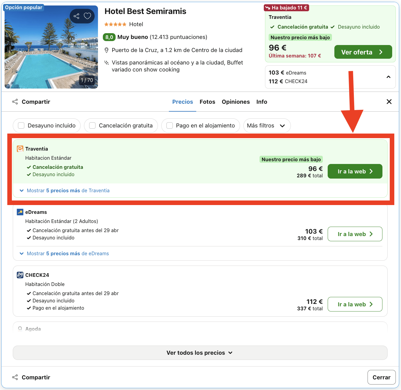 Puente de mayo de lujo en Puerto de la Cruz: hotel 5* con desayuno por 48€