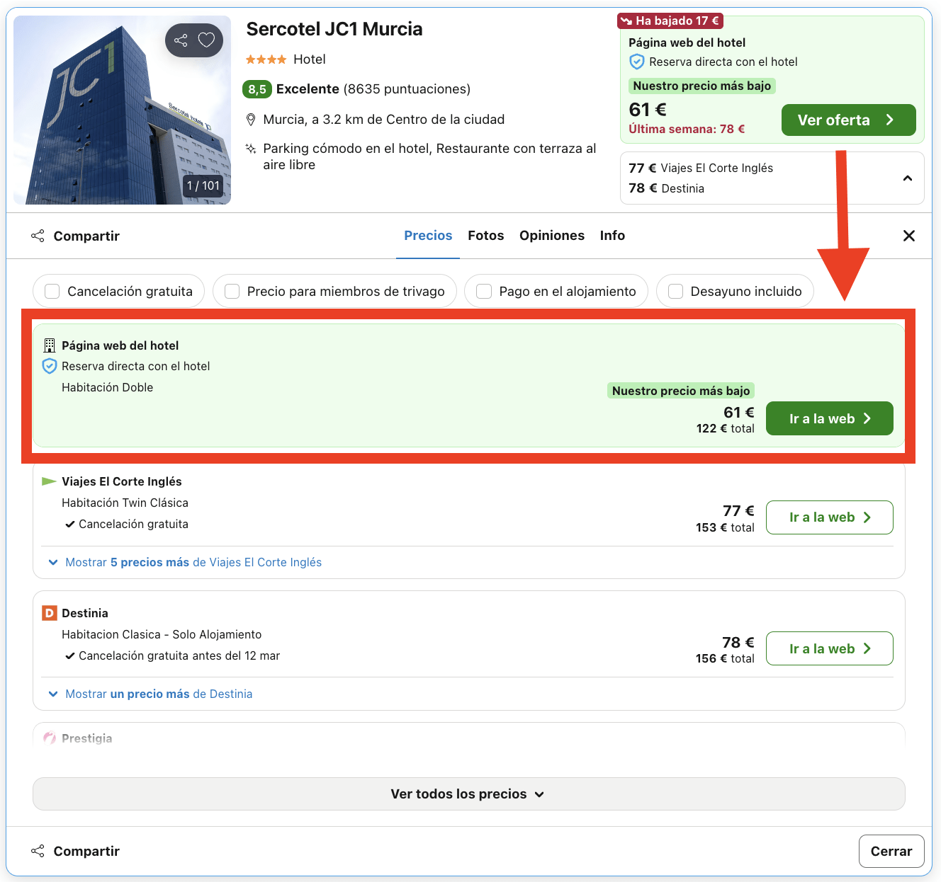 Escapada de fin de semana en Murcia: hotel 4* por 30€