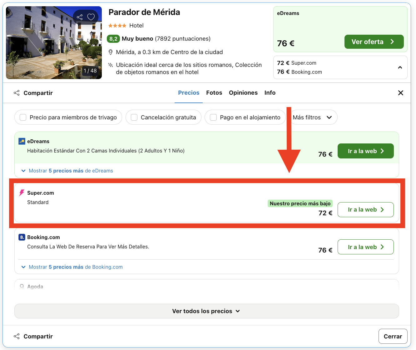 Parador en un convento barroco del siglo XVIII por 36€