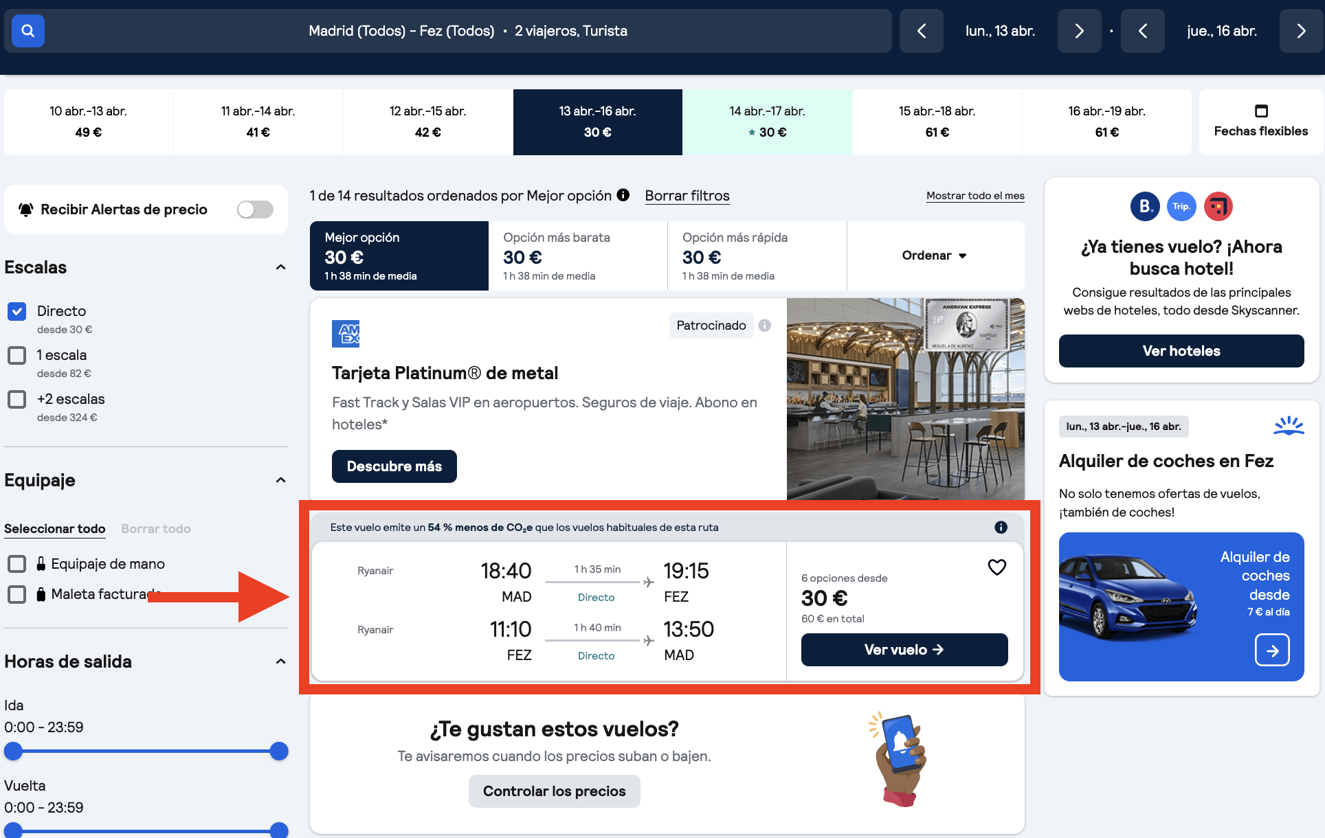 Fez: vuelos + 3 noches en un riad con desayuno por 68€