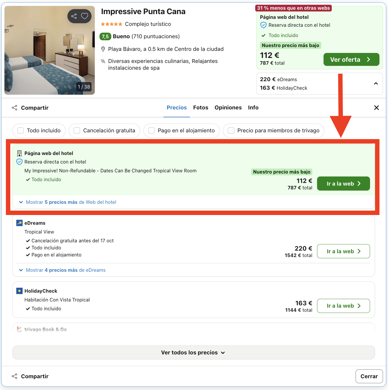 Vuelos directos a Punta Cana + 7 noches en resort 5* con todo incluido por 840€