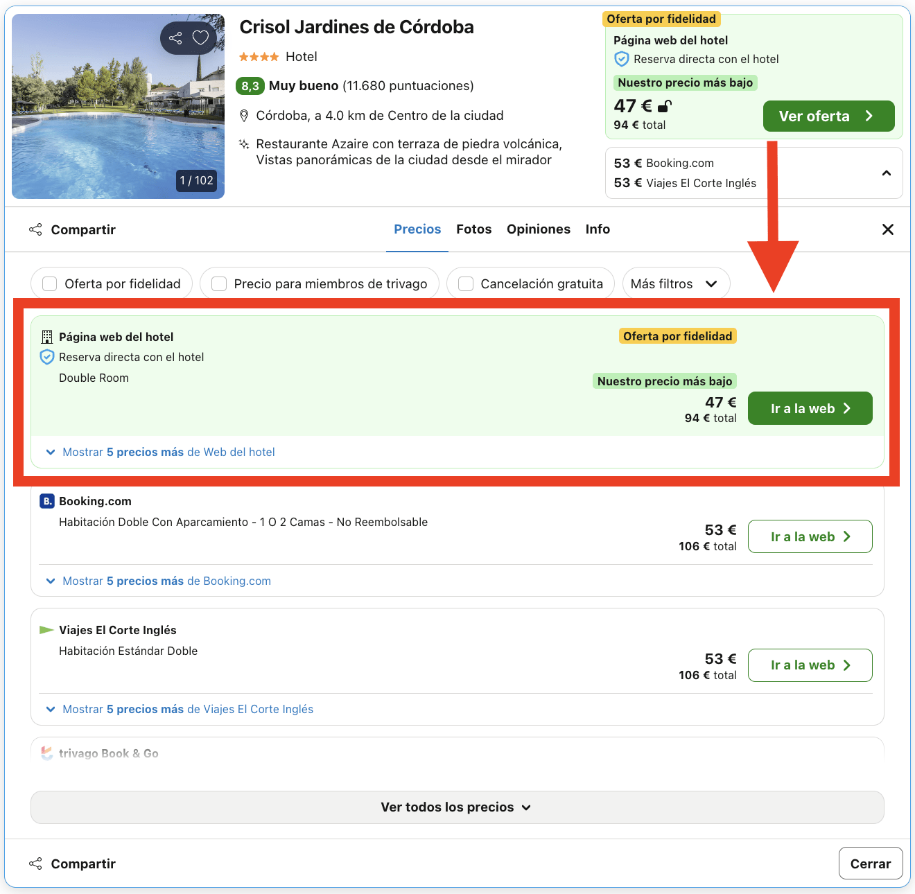Fin de semana en Córdoba: hotel 4* por 23€