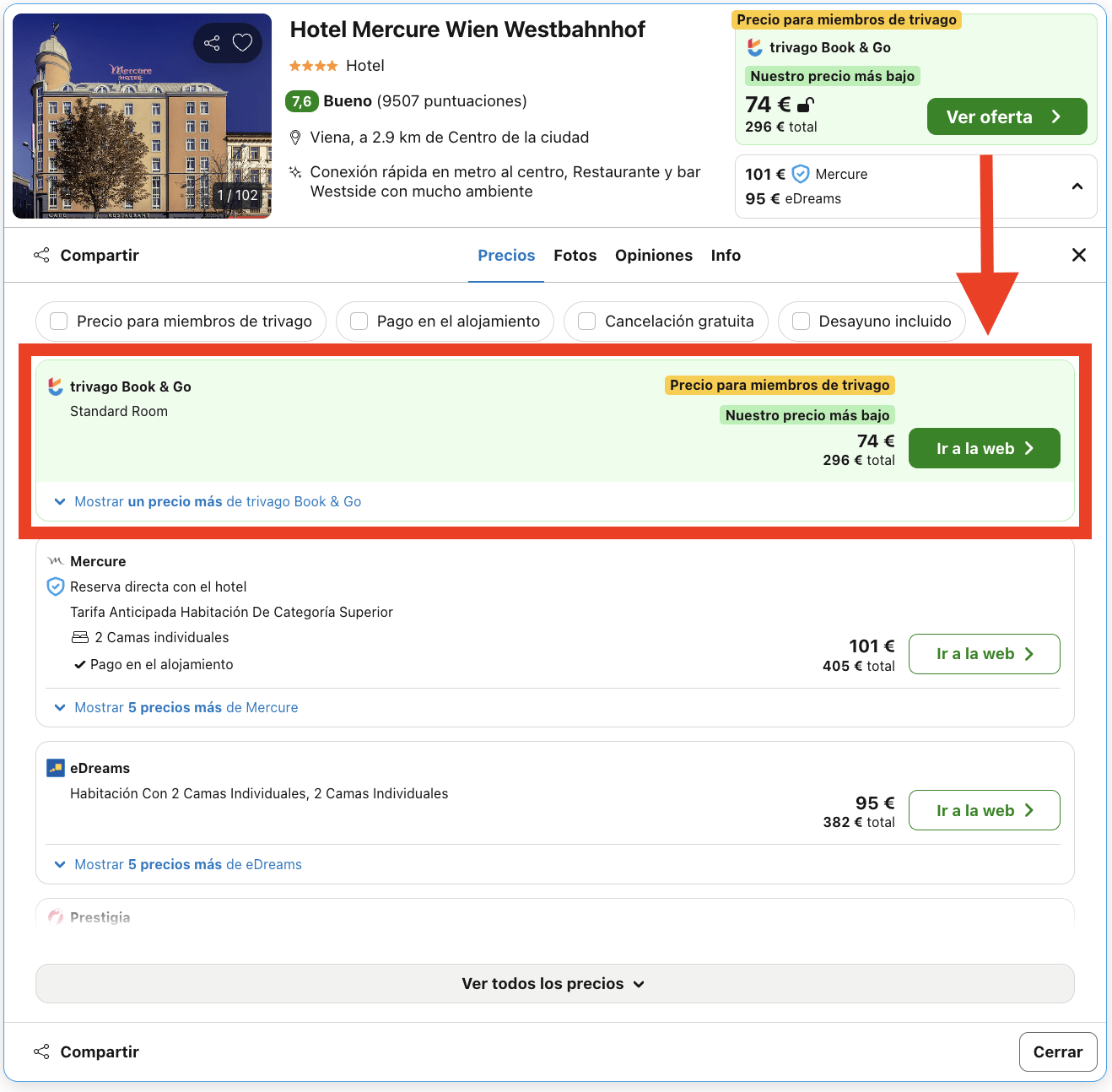 Viena: vuelos de ida y vuelta + 4 noches en hotel 4* por 184€