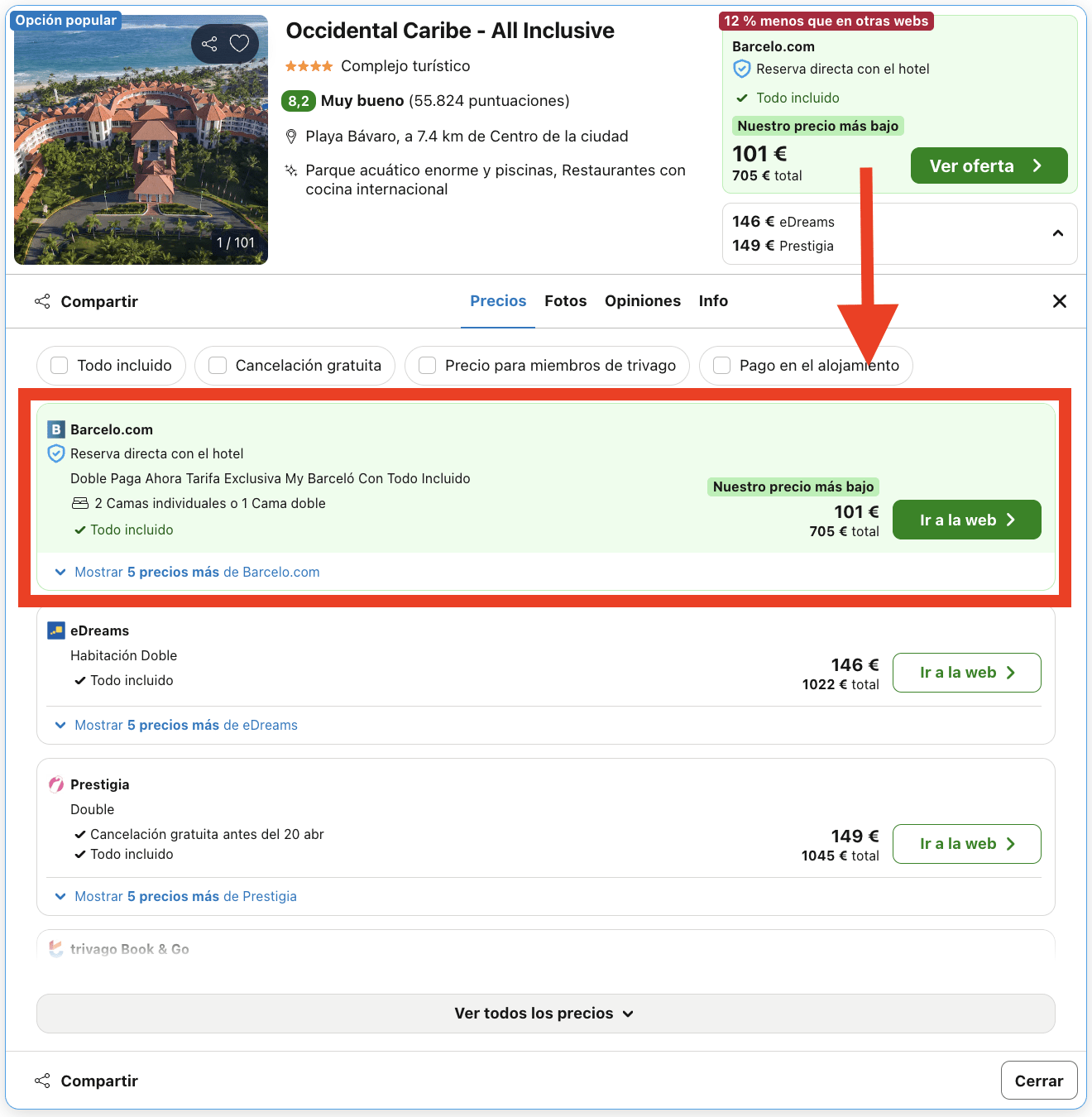 All Inclusive en Punta Cana: resort by Barceló 4* por 50€