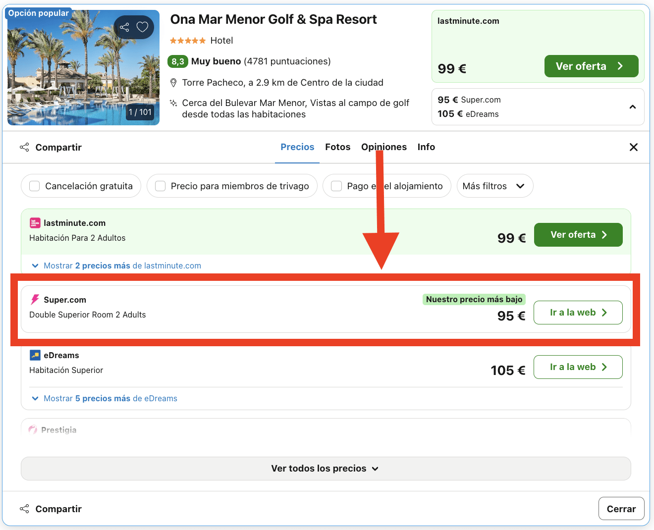Vacaciones de verano en un Golf & Spa Resort 5* cerca del mar