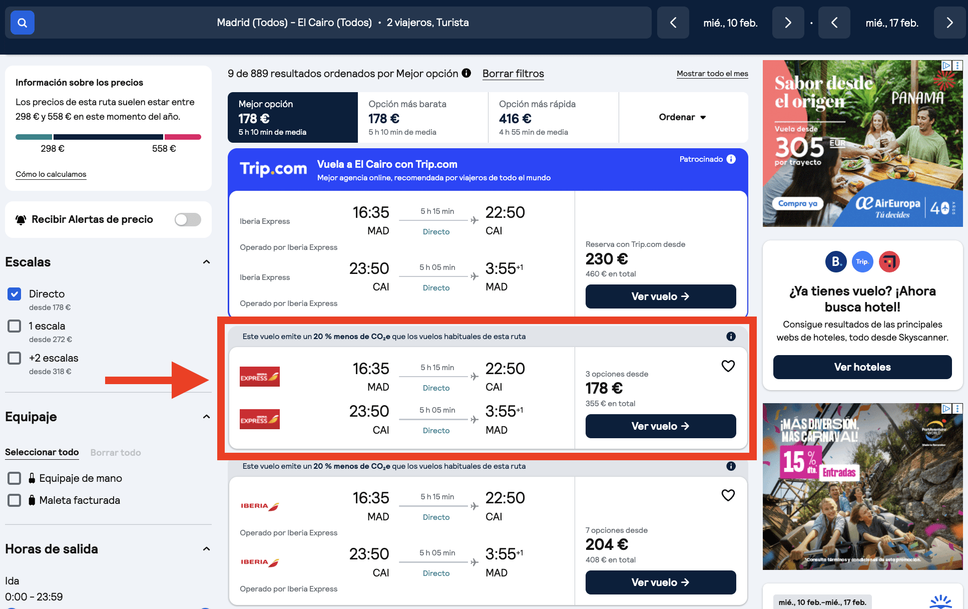 Vuelos directos a El Cairo + 7 noches en hotel 4* con vistas a las famosas pirámides + desayunos por 289€