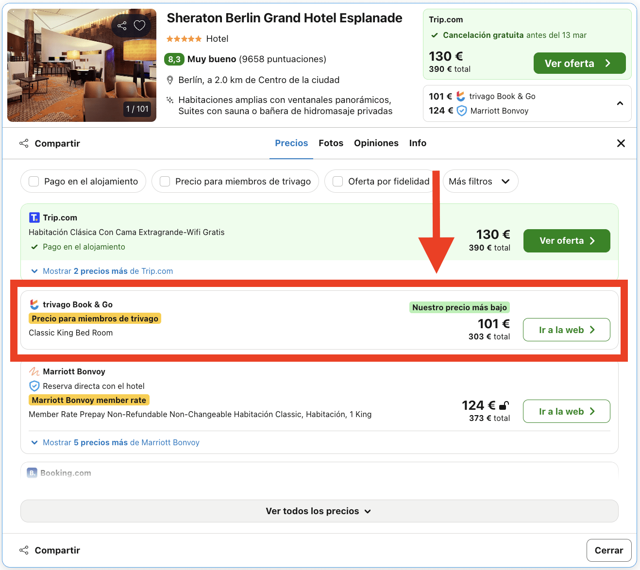 Escapada de lujo a Berlín: hotel 5* céntrico por 50€