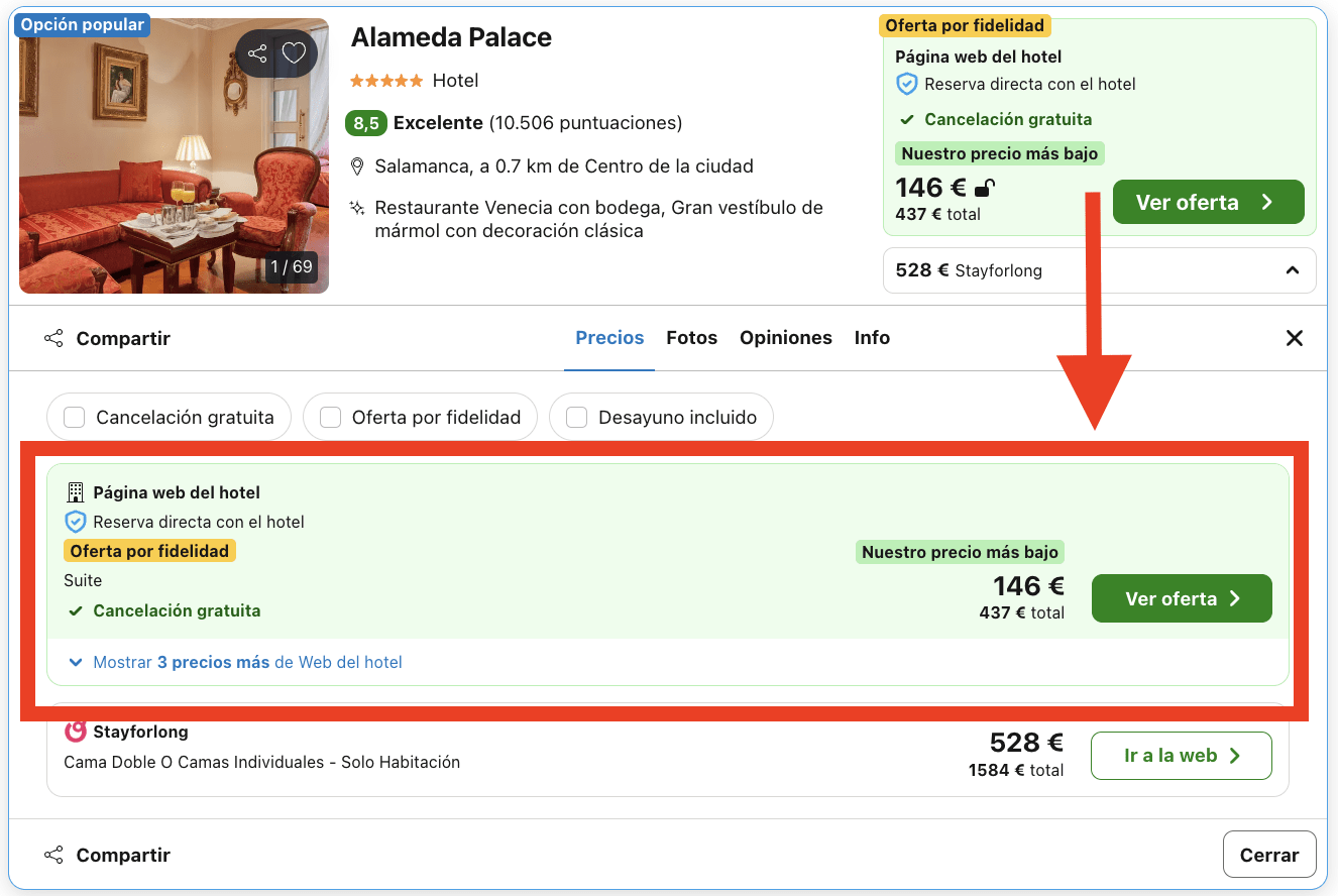 Puente de mayo de lujo en Salamanca: suite en hotel 5* por 73€