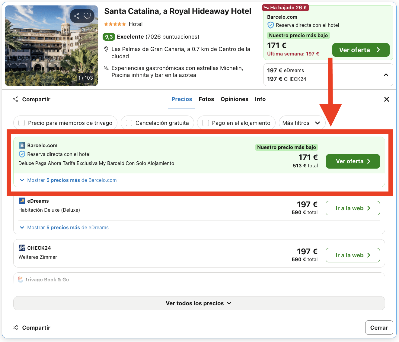 Puente de mayo en Las Palmas de Gran Canaria: hotel 5* con piscina infinita por 85€