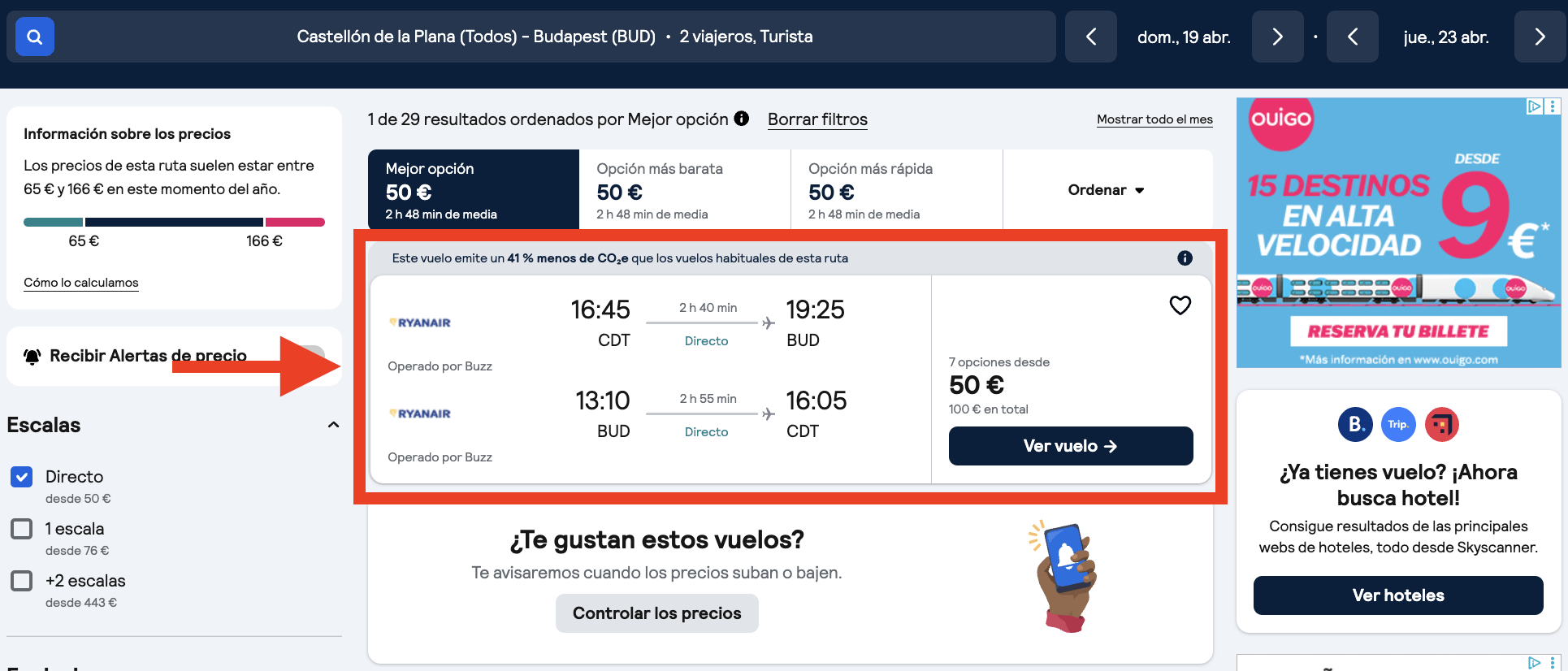 Vuelos a Budapest + 4 noches en aparthotel 4* por 140€