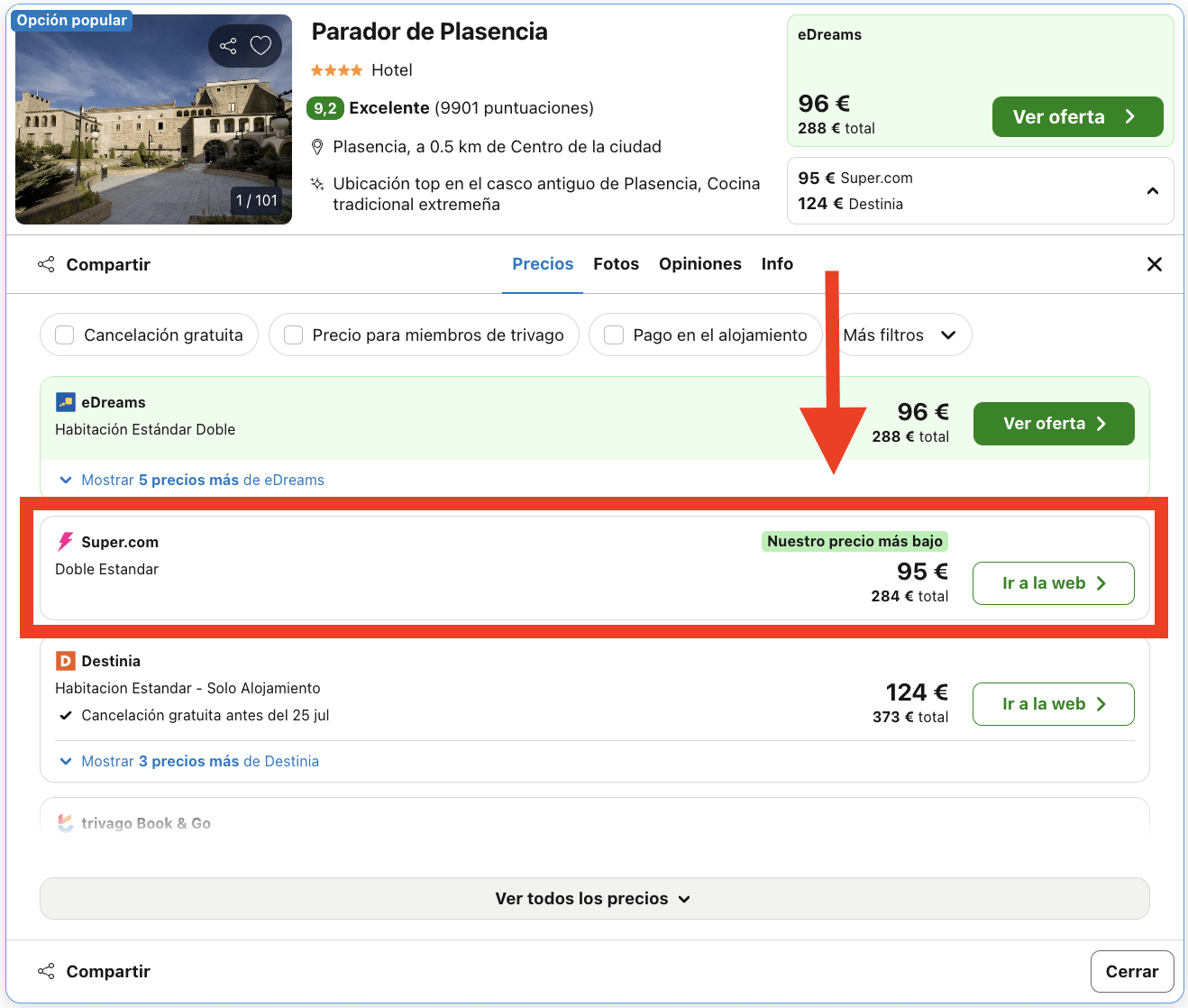 Parador en un antiguo convento del siglo XV por 47€