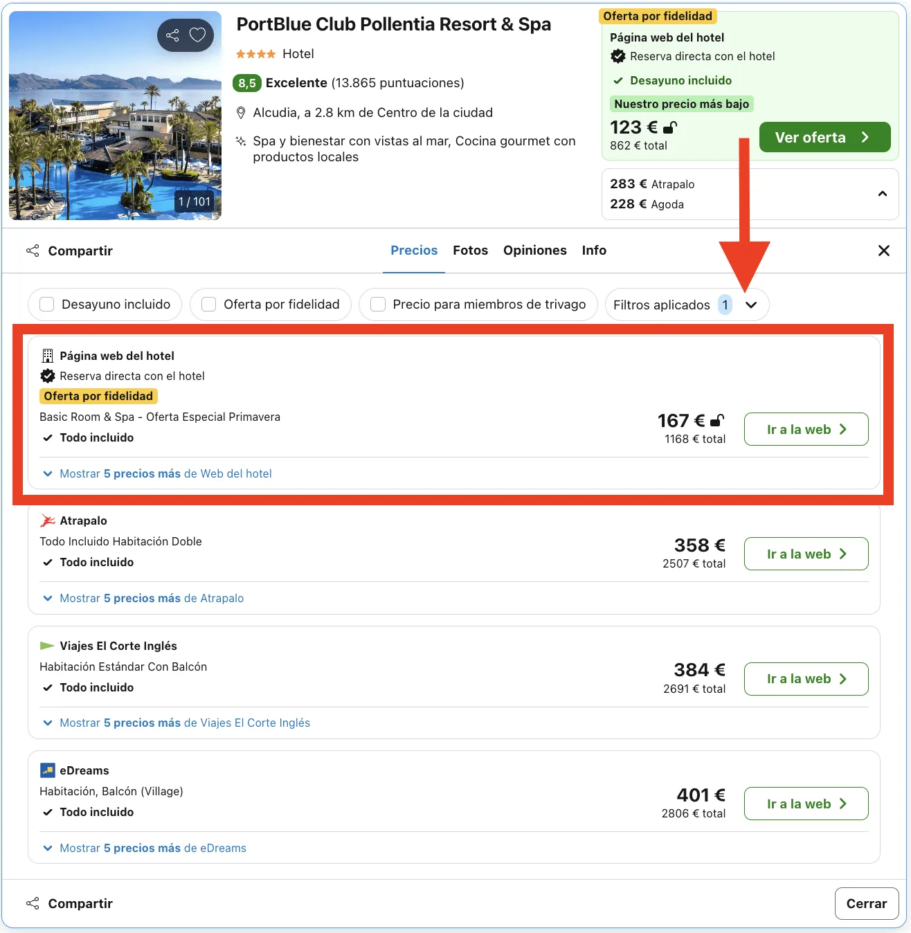 Resort & Spa 4* con todo incluido por 83€