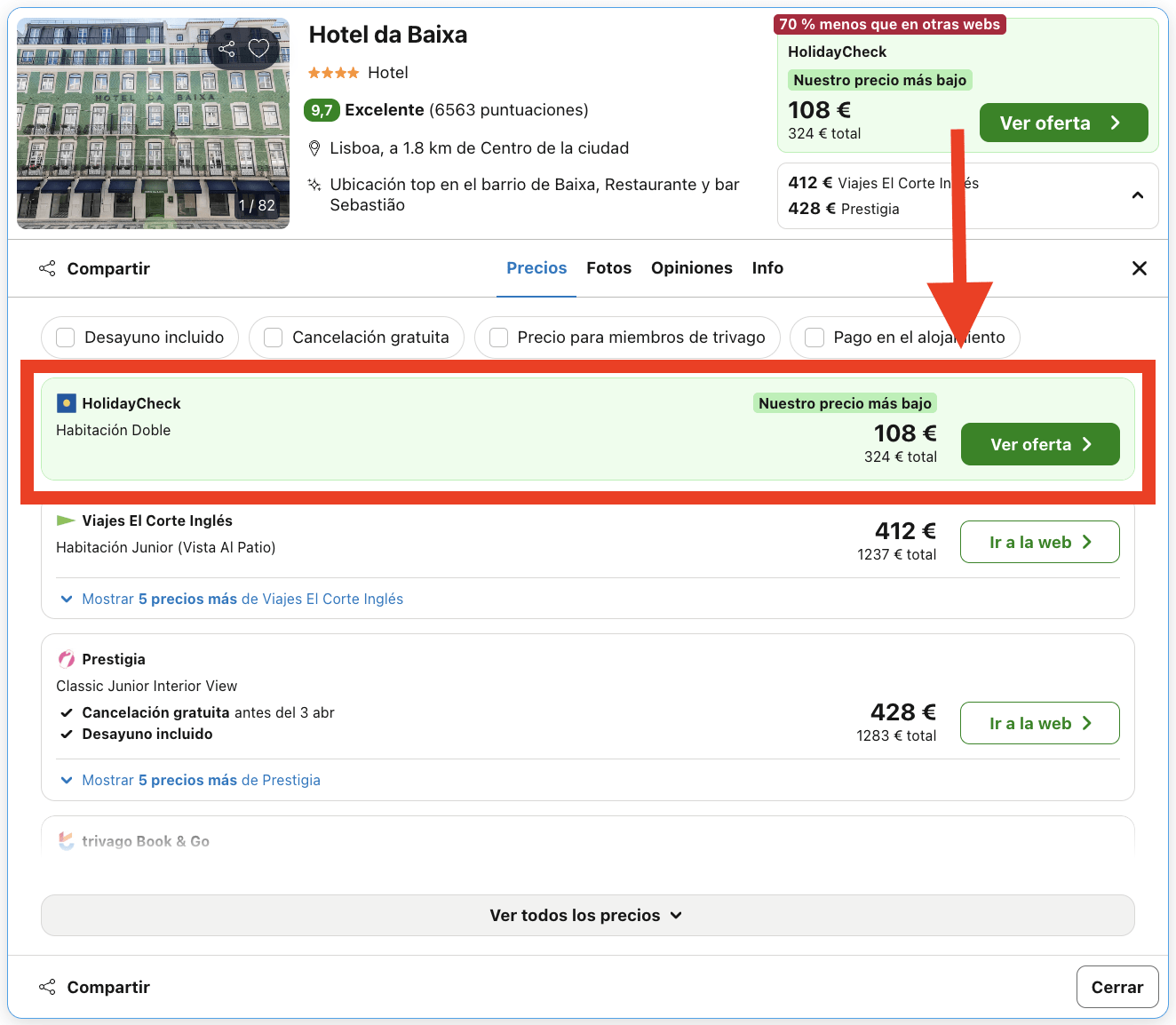 Puente de mayo en Lisboa: hotel 4* en el centro histórico por 54€