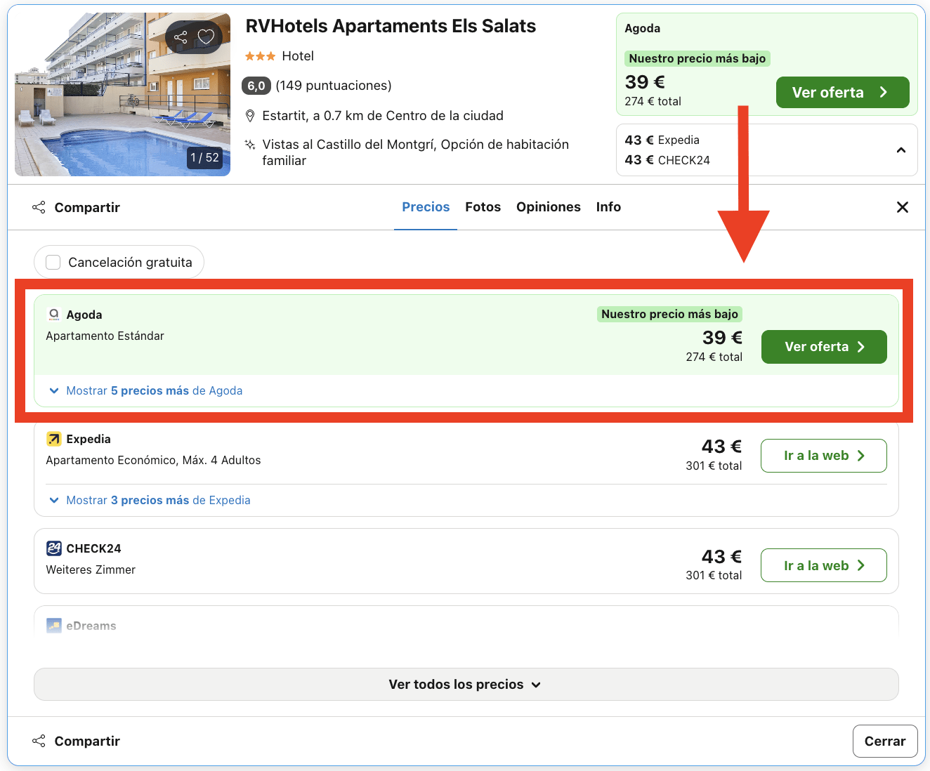 7 noches en un aparthotel de la Costa Brava por 137€