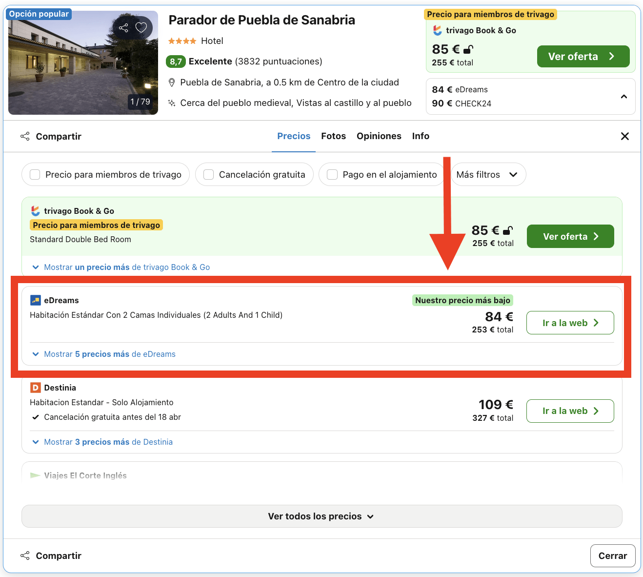 Parador en uno de los pueblos más bonitos de España por 42€