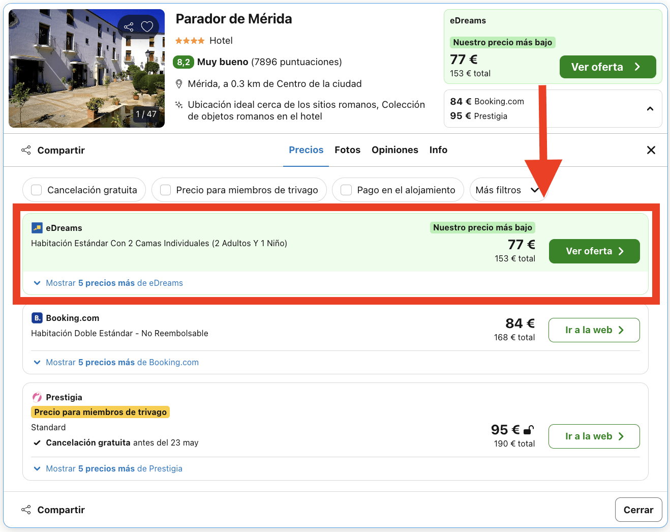 Parador sobre un antiguo pretorio romano por 38€