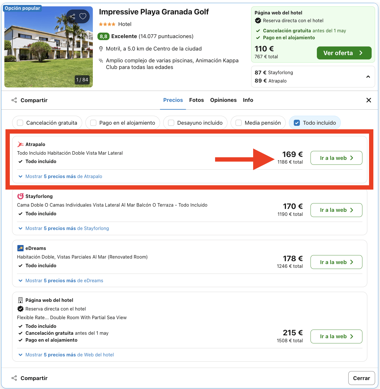 Espectacular resort 4* en la Costa Tropical con todo incluido por 84€
