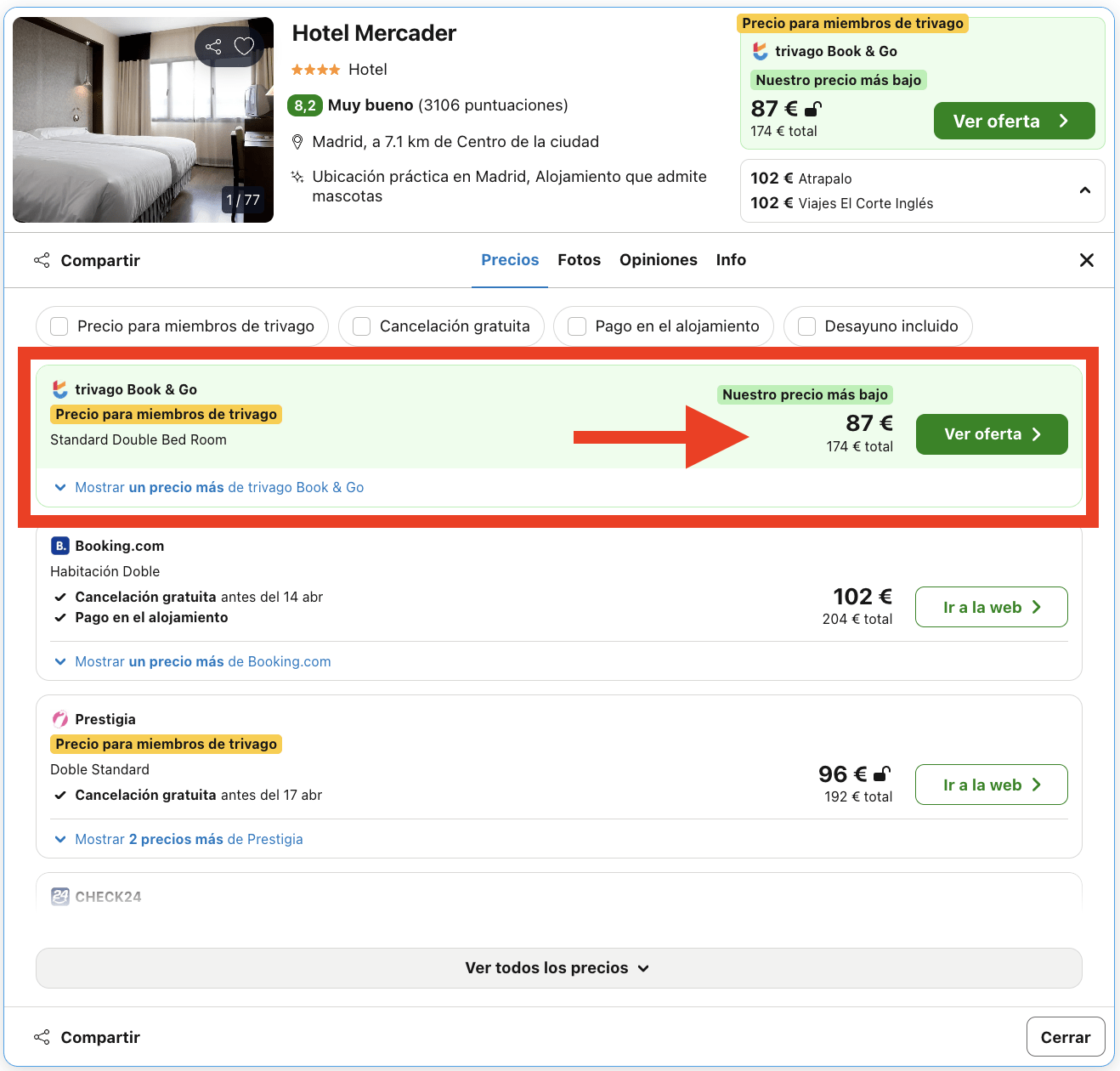 Fin de semana en Madrid: hotel 4* pet friendly por 43€