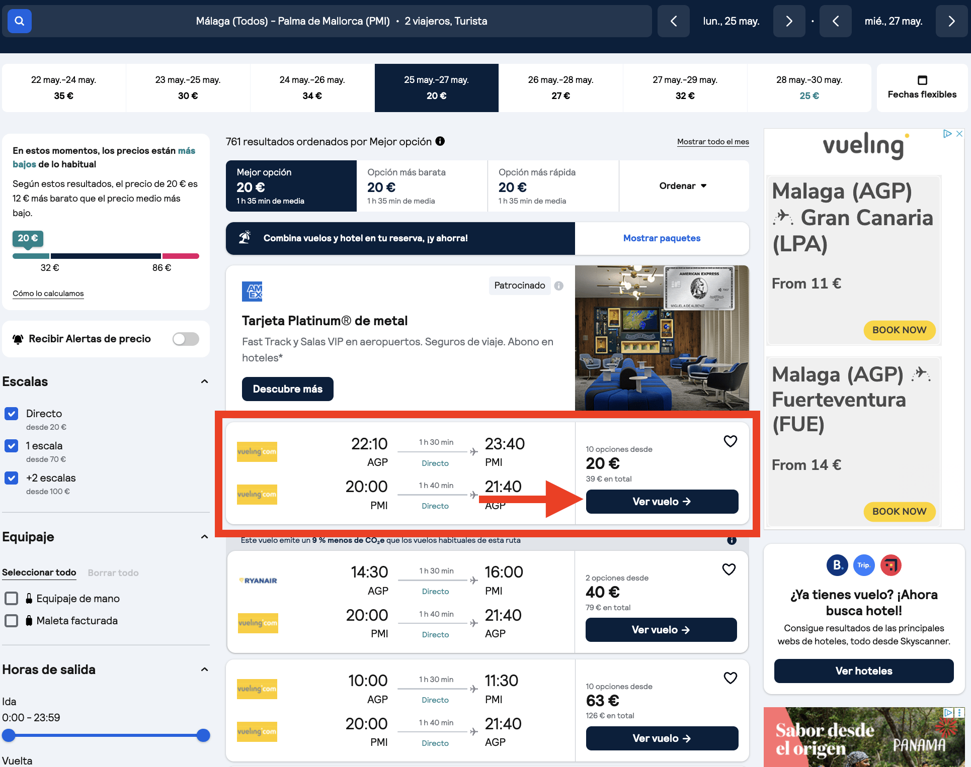 Vuelos a Mallorca + 2 noches por 74€