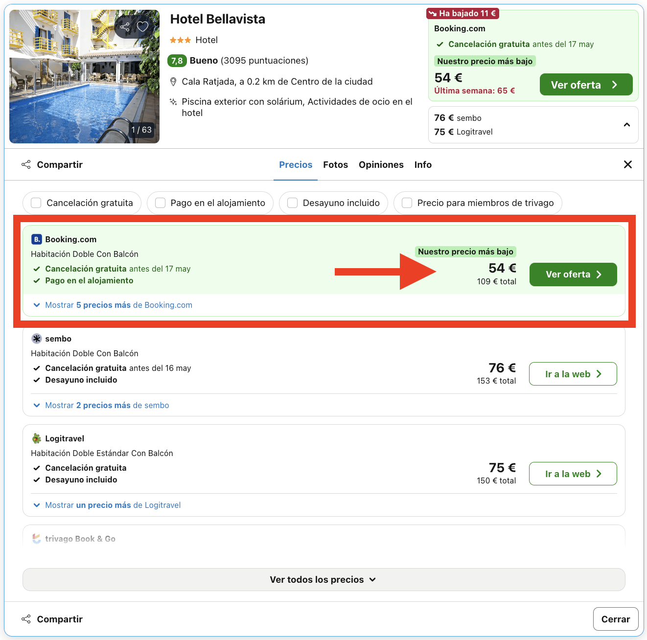 Vuelos a Mallorca + 2 noches por 74€
