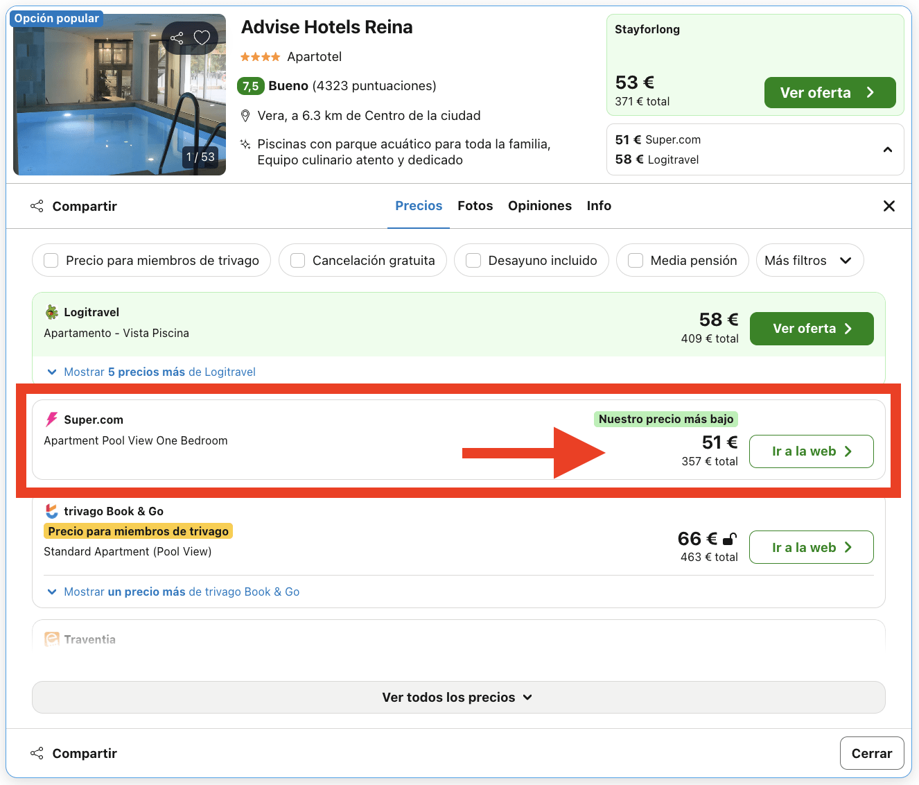 Vacaciones en la Costa de Almería: 7 noches en un aparthotel 4* por 178€