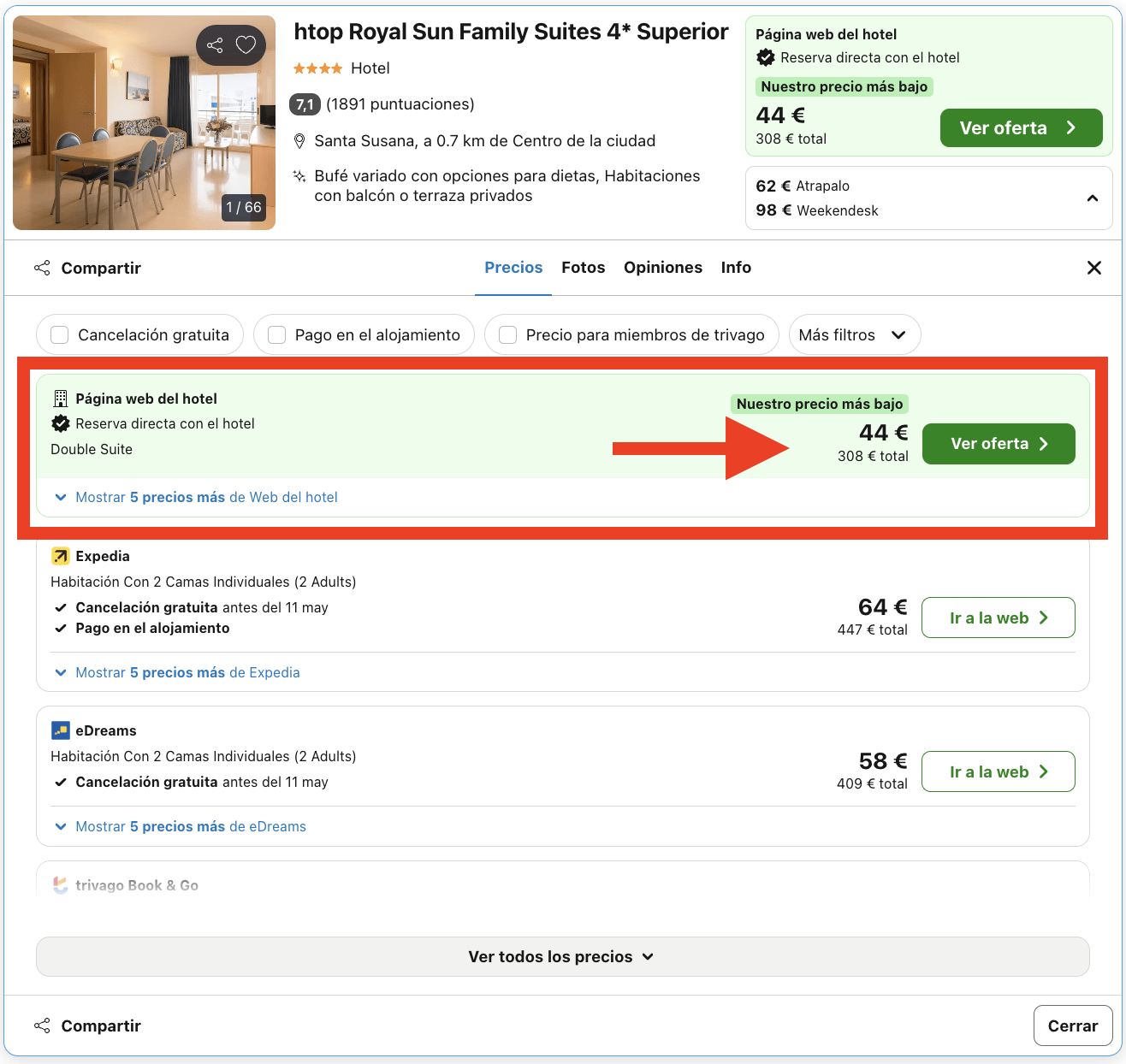 Vacaciones en el Maresme: 7 noches en hotel 4* superior por 154€