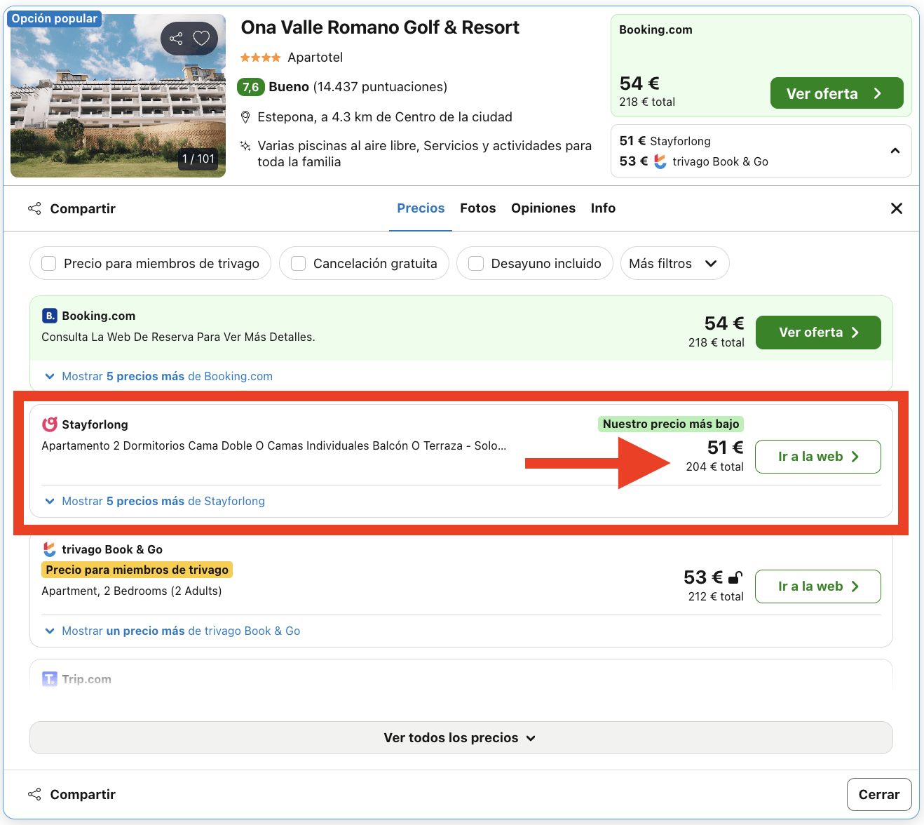Vacaciones de última hora en Estepona: resort 4* por 25€