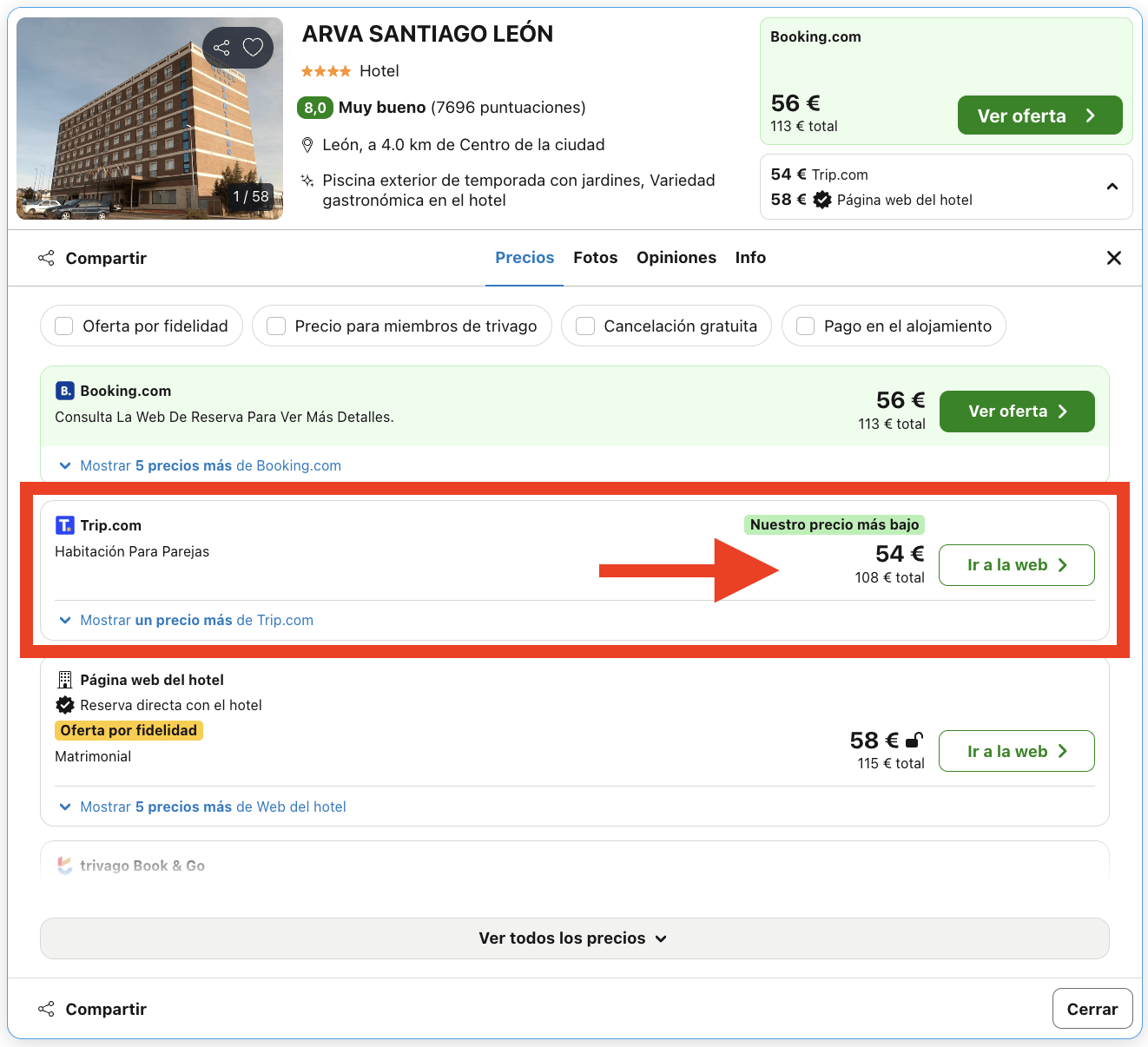 Finde en León: hotel 4* por 27€