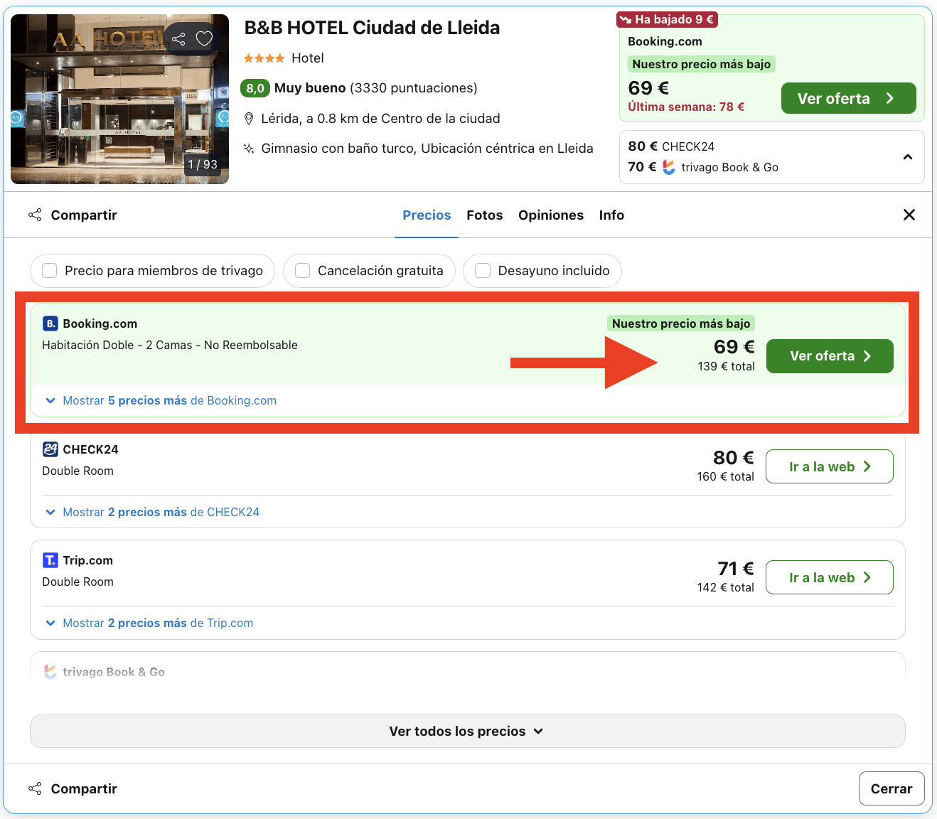 Finde en Lleida: hotel 4* por 34€
