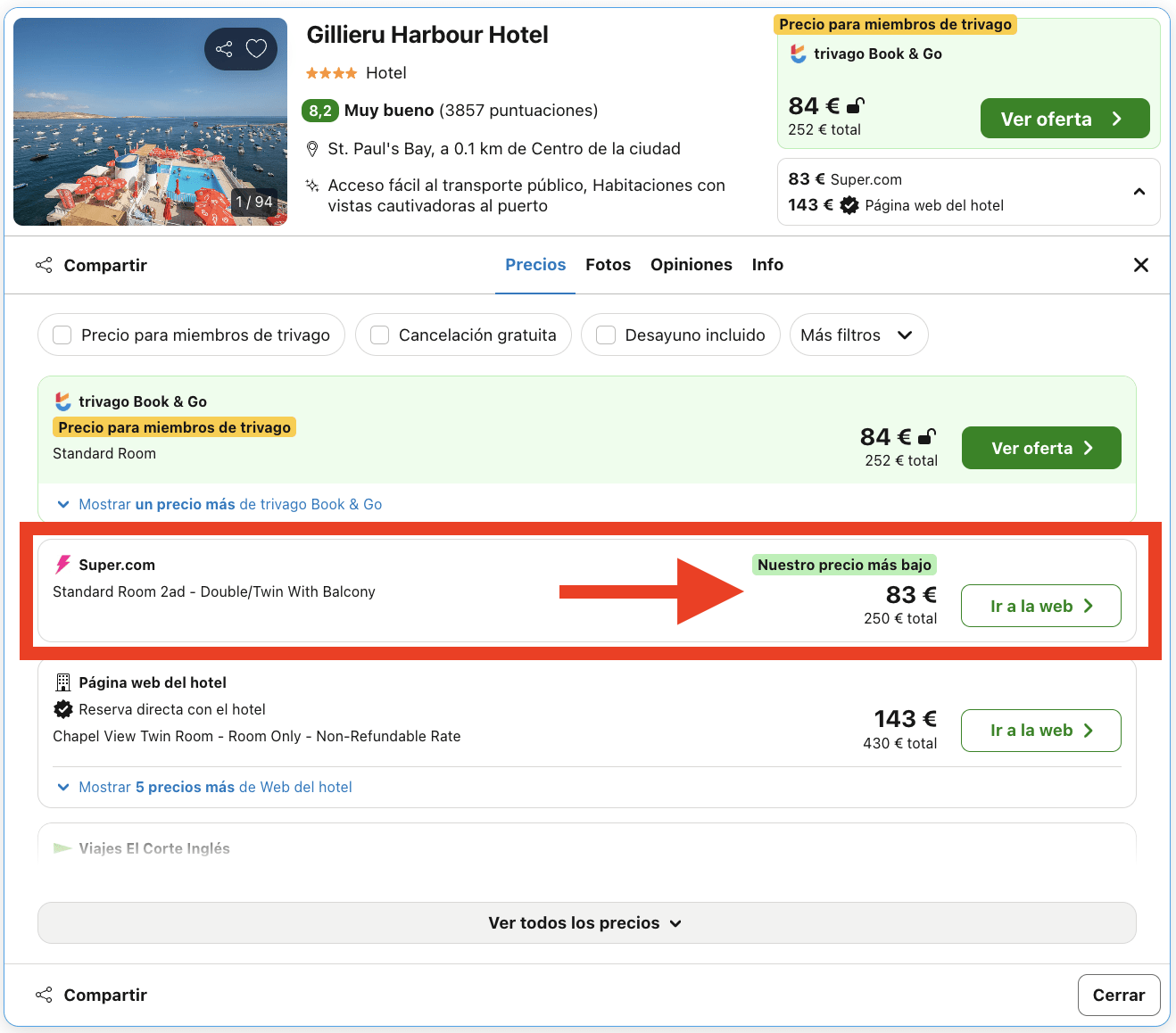 Malta: vuelos + 3 noches en hotel 4* por 158€