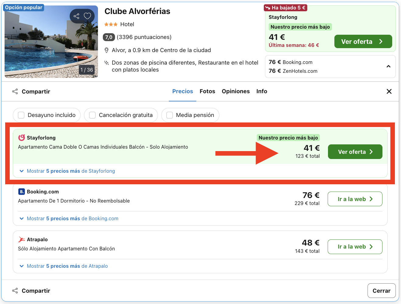El Algarve (Portugal): vuelos + 3 noches por 91€