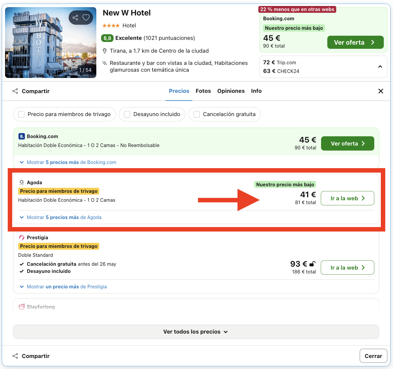Vuelos a Tirana + 2 noches en hotel 4* por 88€