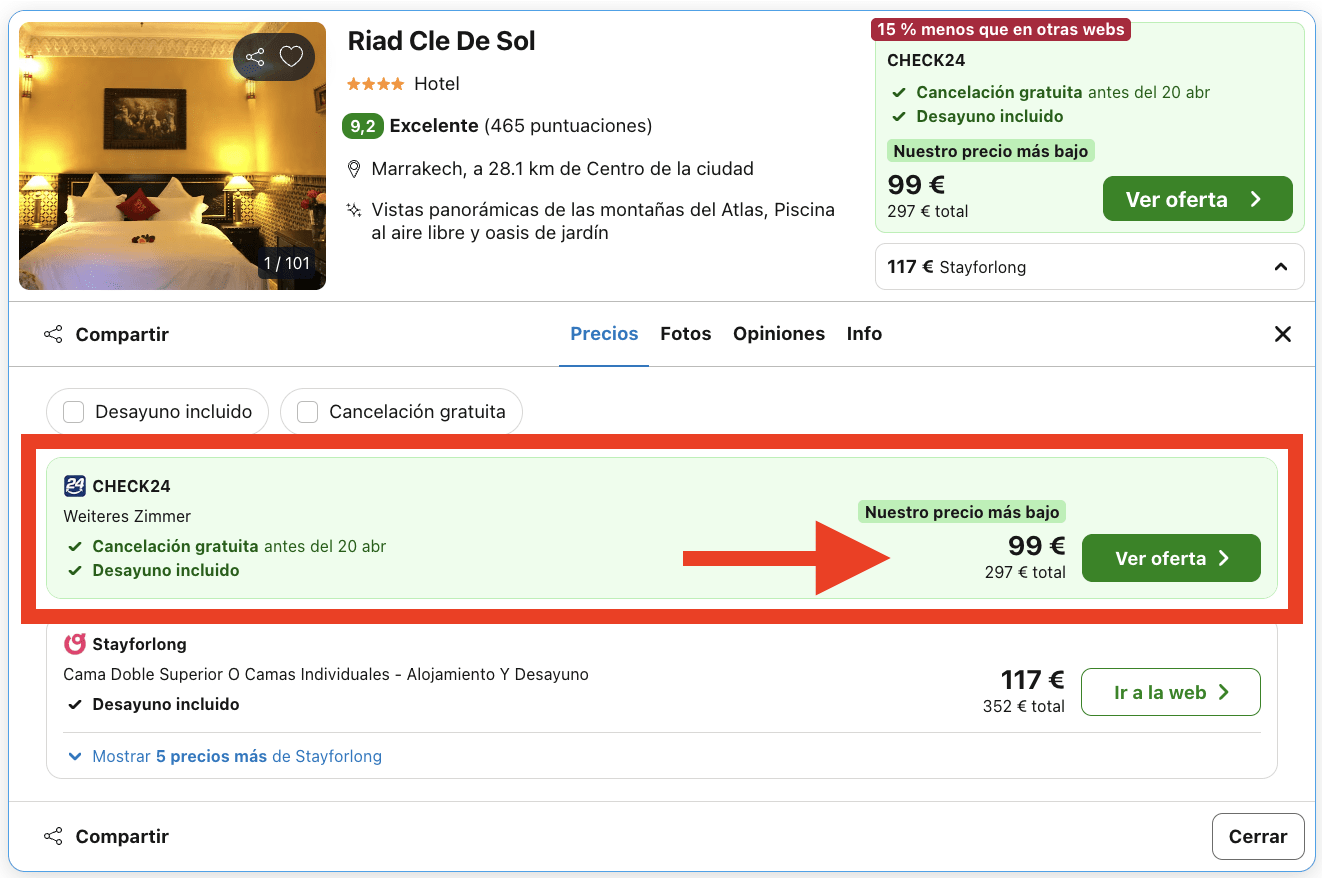 Puente de mayo en Marrakech: lujoso riad 5* decorado de forma tradicional marroquí por 49€