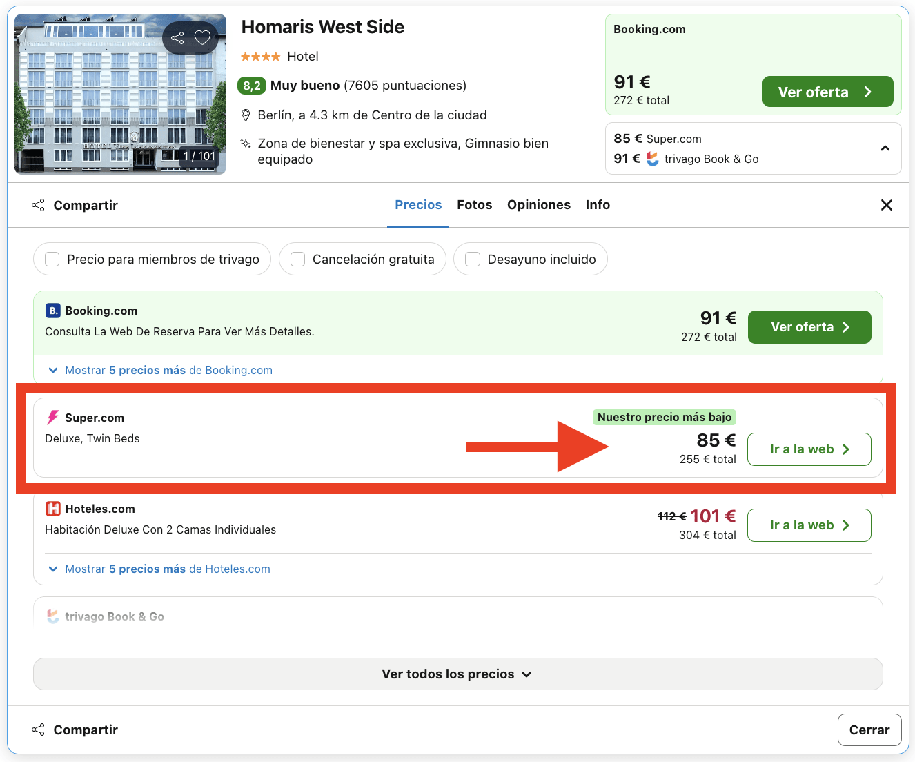 Puente de mayo en Berlín: hotel 4* con sauna y sala de masajes por 42€