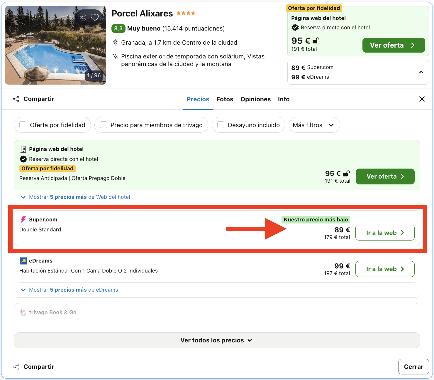 Fin de semana en Granada: hotel 4* por 44€