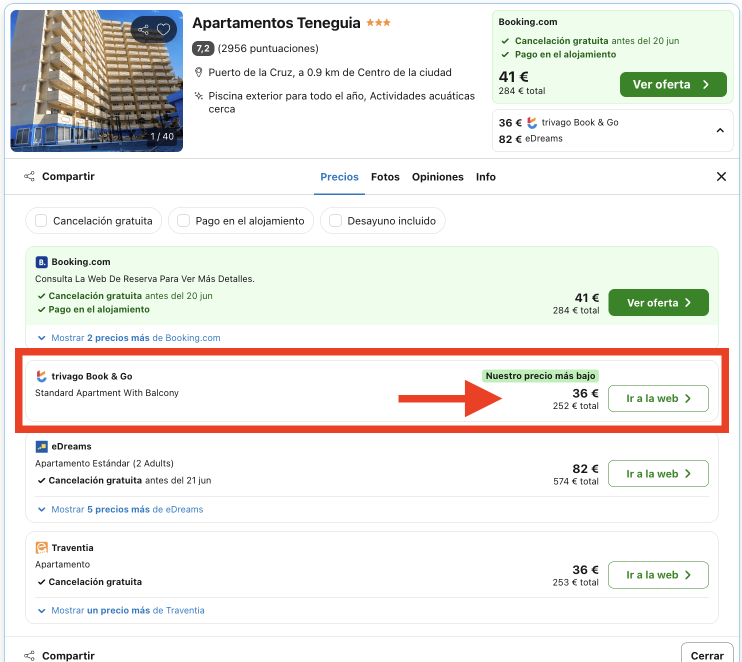 Verano en Tenerife: 7 noches en aparthotel por 126€