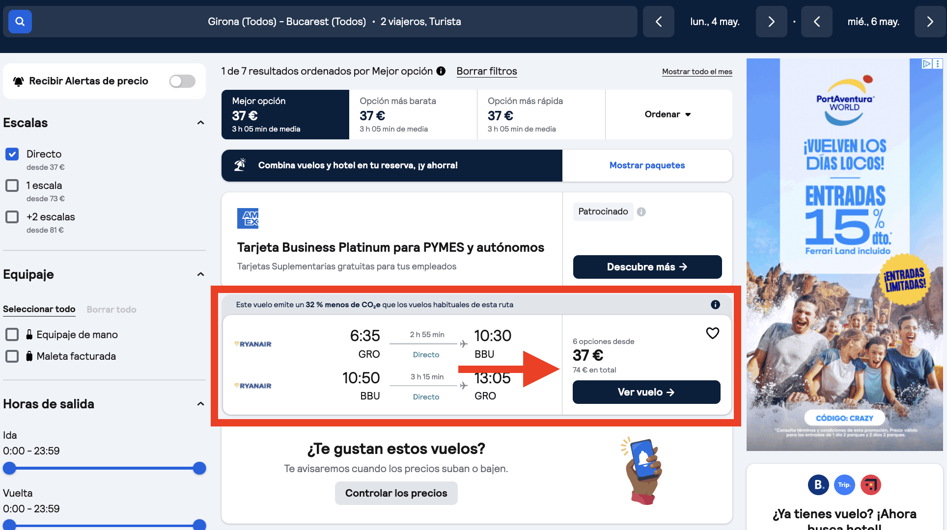 Bucarest: vuelos + 2 noches en hotel con desayuno por 82€