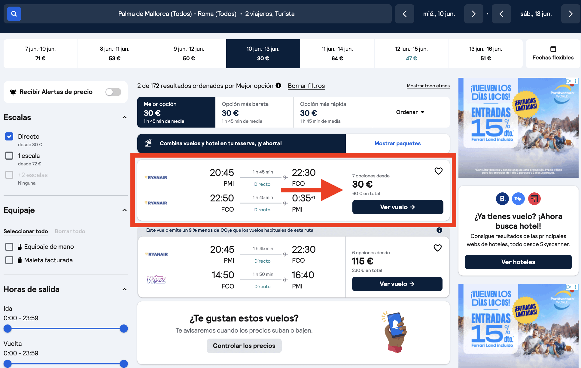 Roma: vuelos + 3 noches en hotel 4* + desayunos por 199€