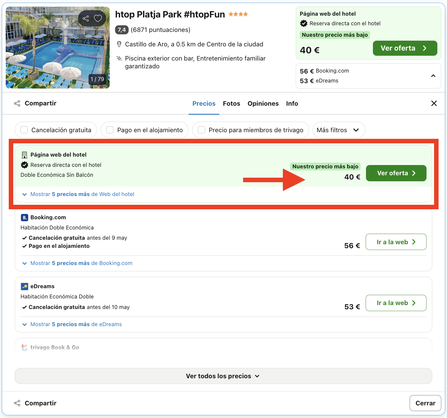 Última hora: hotel 4* en la Costa Brava por 20€