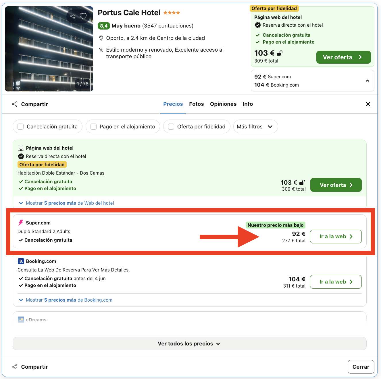 Escapada a Oporto: hotel 4* por 46€