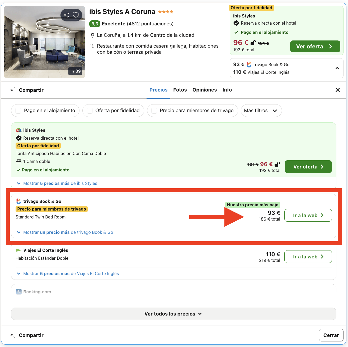 Fin de semana en A Coruña: hotel 4* de diseño por 46€