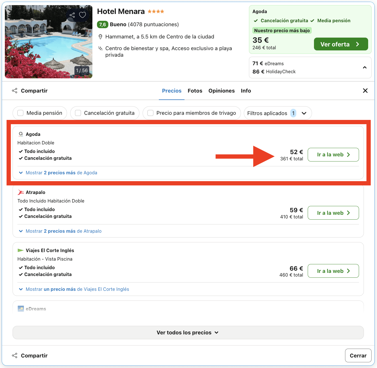 Verano en Túnez: vuelos directos + 7 noches en hotel 4* All Inclusive por 256€