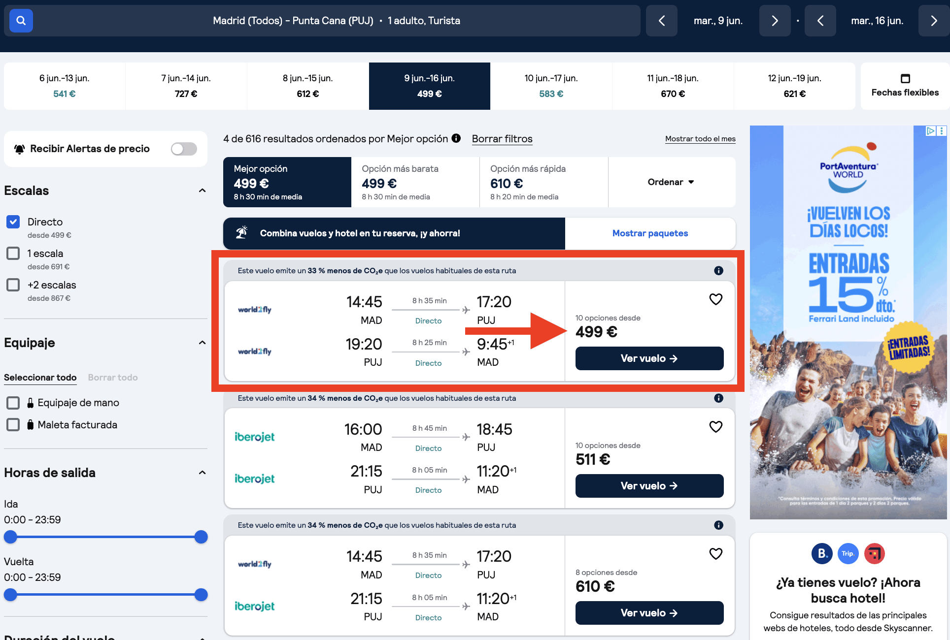 Punta Cana: vuelos directos + 7 noches en resort by Barceló 4* con todo incluido por 952€