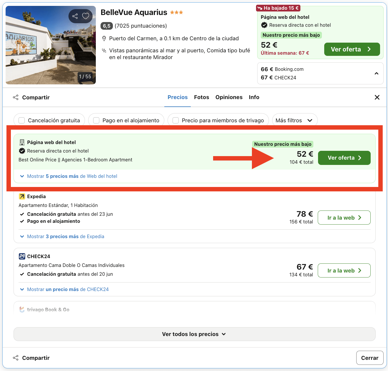 Lanzarote: fin de semana con espectaculares vistas al mar por 26€