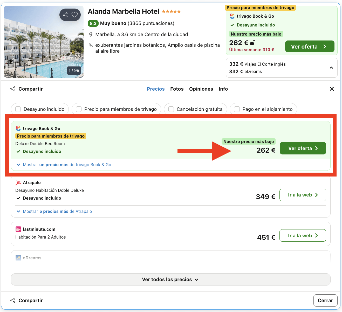 Hotel 5* en la famosa 