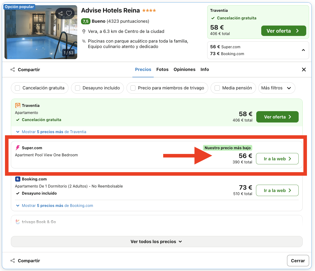 Costa de Almería: 7 noches en hotel 4* por 195€