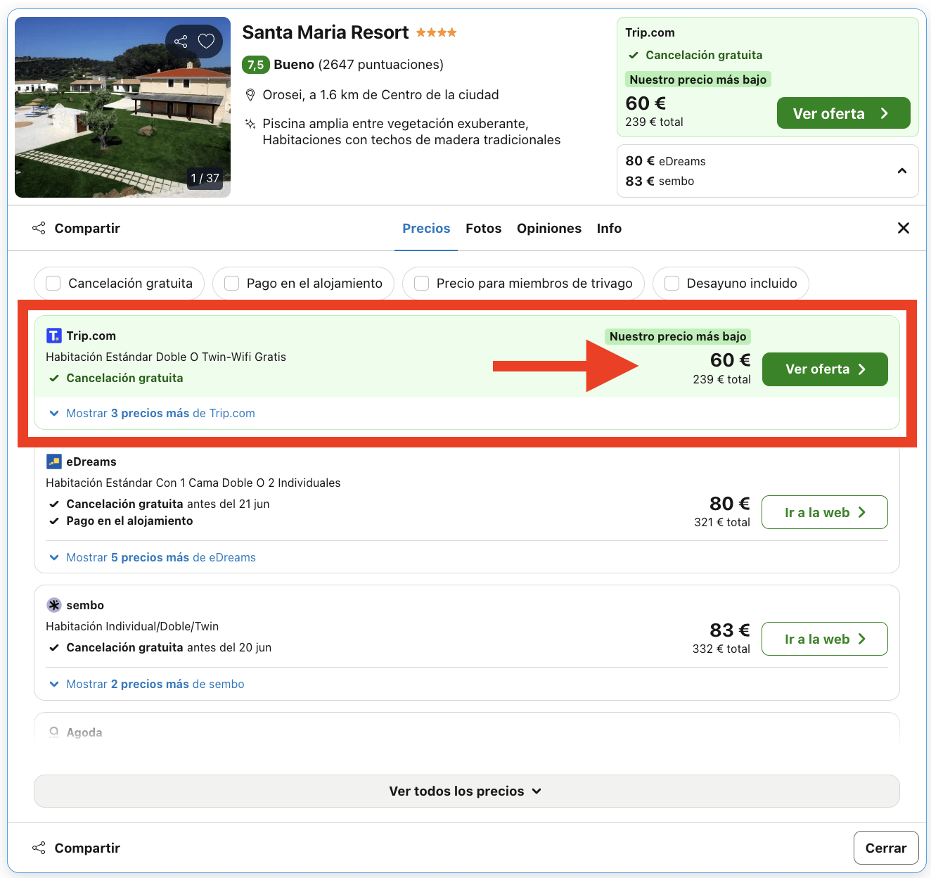 Verano en Cerdeña: resort 4* en plena naturaleza por 30€